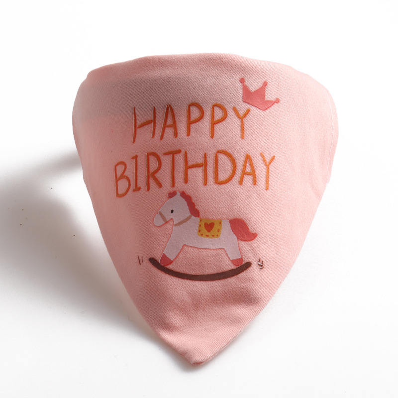 Happy Birthday Pet Bib Set