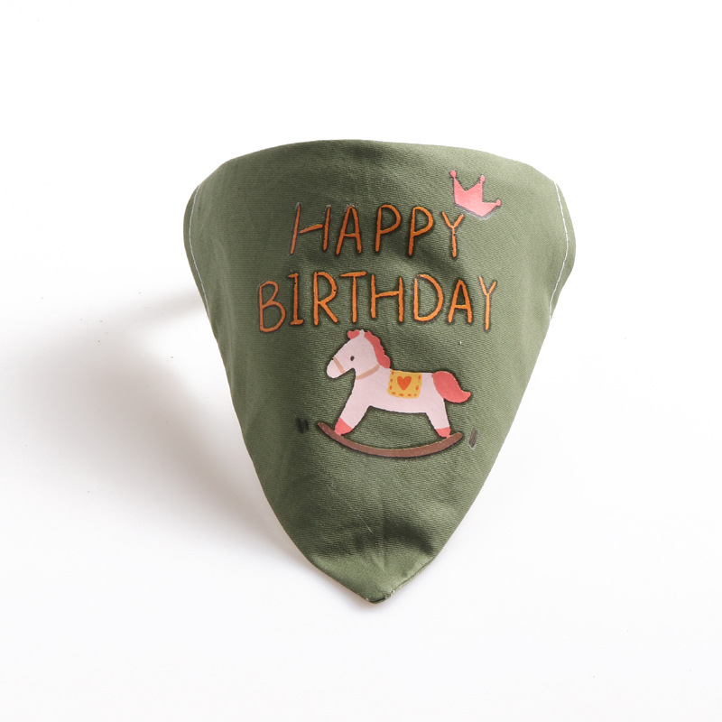 Happy Birthday Pet Bib Set