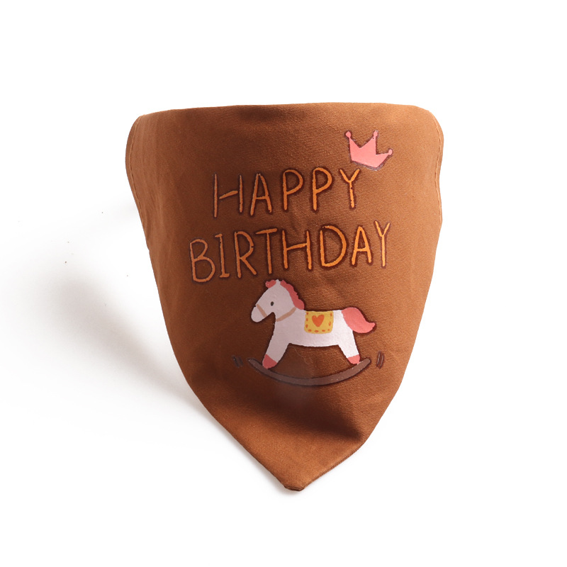 Happy Birthday Pet Bib Set