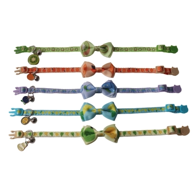 Fruit Pattern Pet Collar Set 02