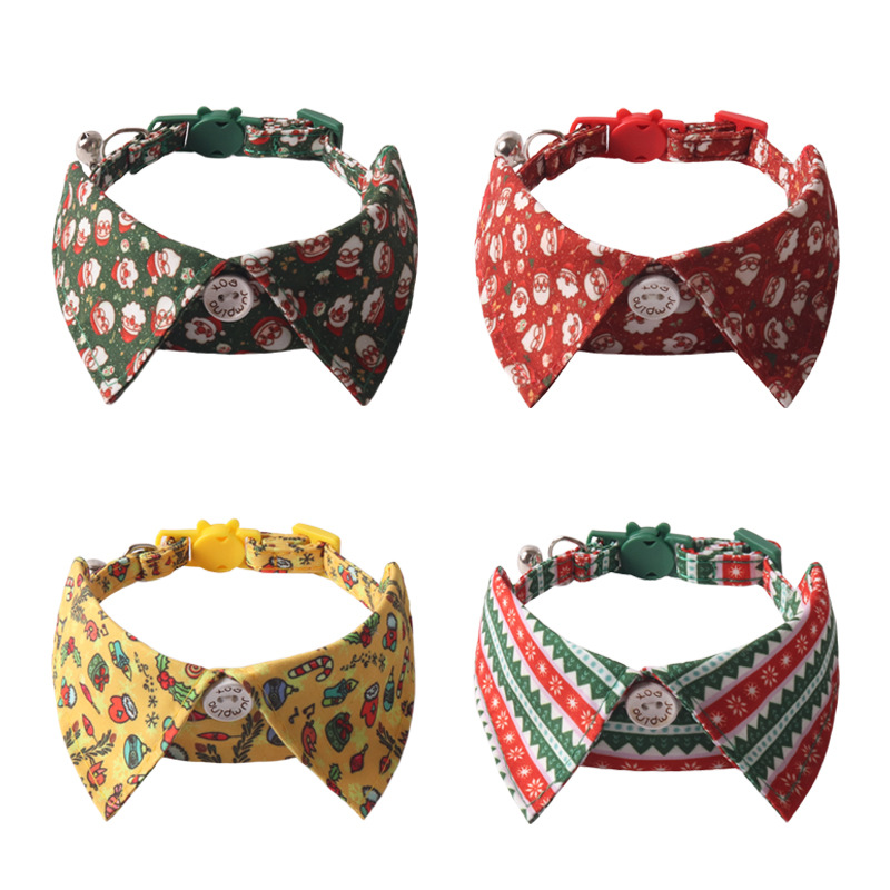 Santa Claus Pet Collar Holiday Set