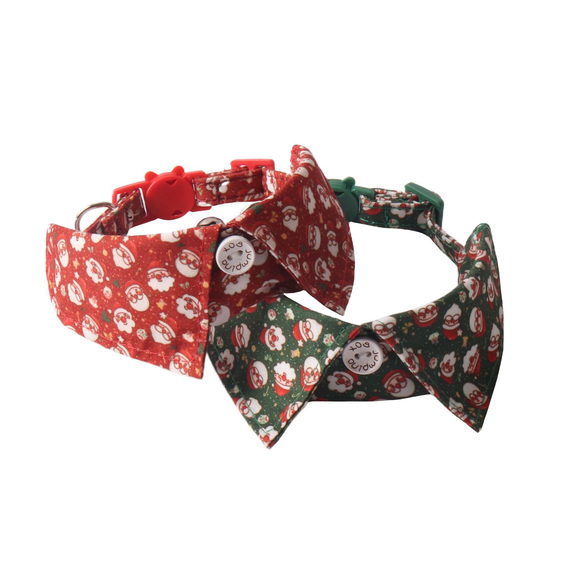 Santa Claus Pet Collar Holiday Set