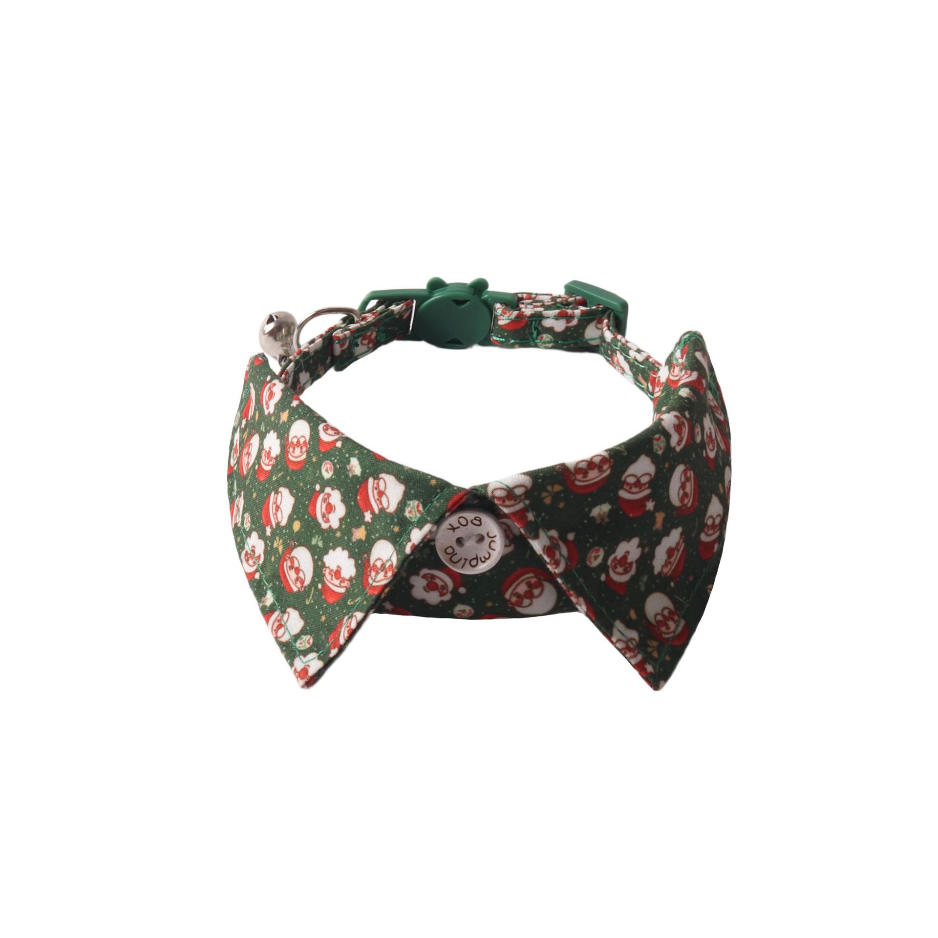 Santa Claus Pet Collar Holiday Set
