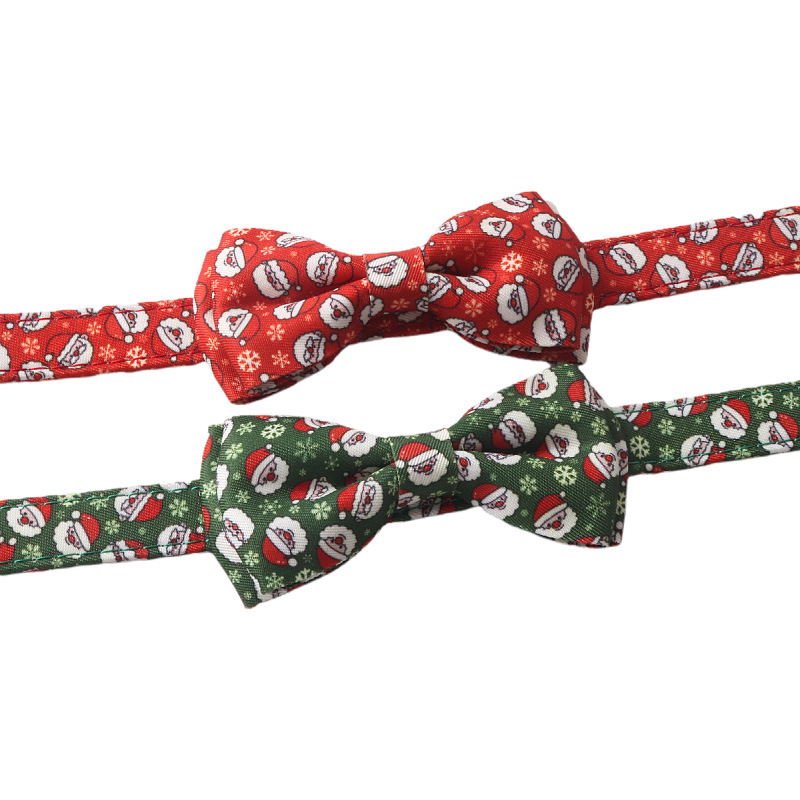 Santa Snowflake Pet Collar Set