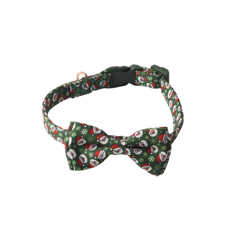 Santa Snowflake Pet Collar Set
