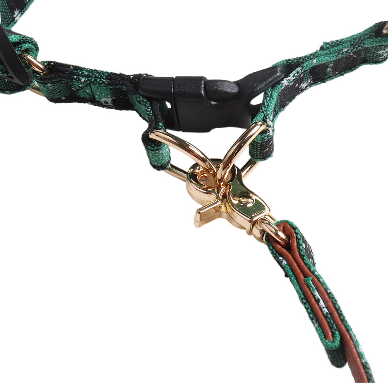Christmas Snowflake Pet Harness Leash Set
