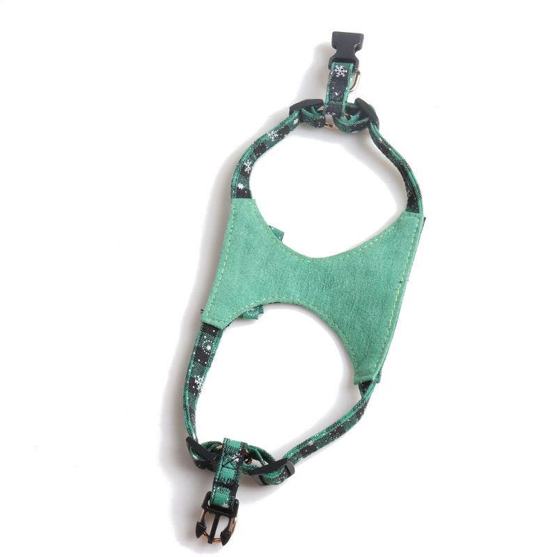 Christmas Snowflake Pet Harness Leash Set
