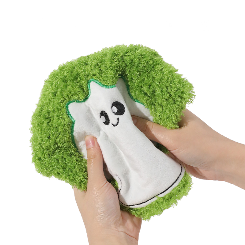 Crinkle Sound Pet Toys Fruit Veggie Design