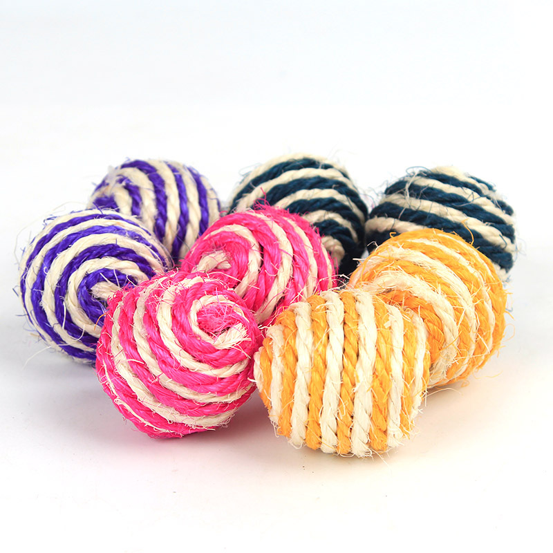 Sisal Cat Toy Balls Scratch Training Set