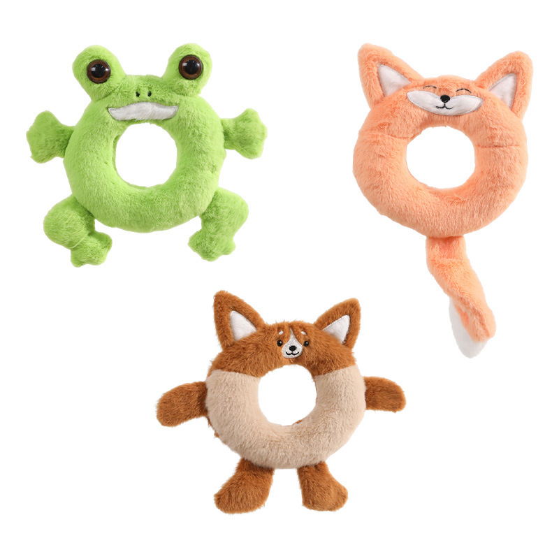Donut Dog Chew Toys Crinkle Sound Design