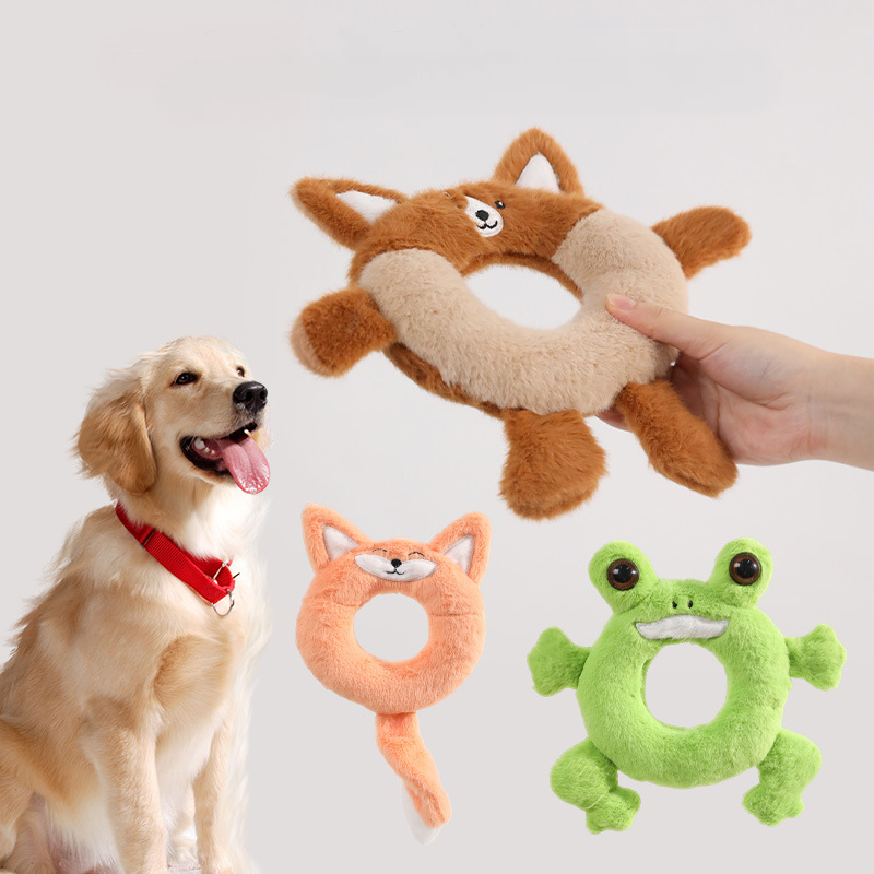 Donut Dog Chew Toys Crinkle Sound Design