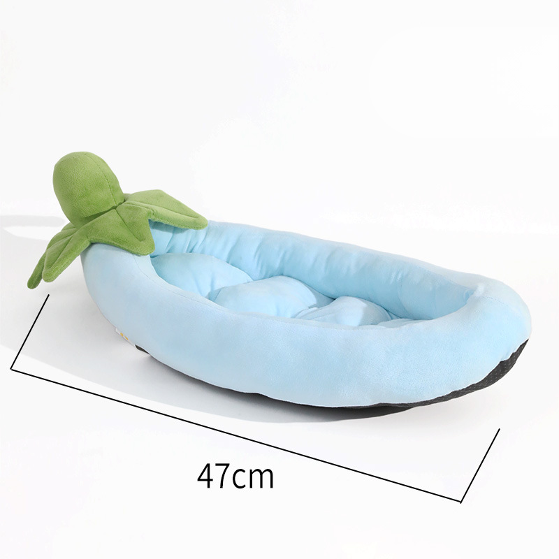 Eggplant Pet Bed Set Ultra Soft Material