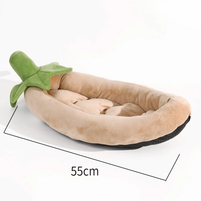 Eggplant Pet Bed Set Ultra Soft Material 02