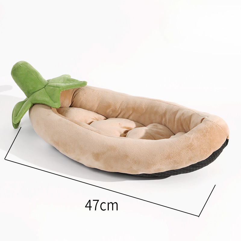 Eggplant Pet Bed Set Ultra Soft Material