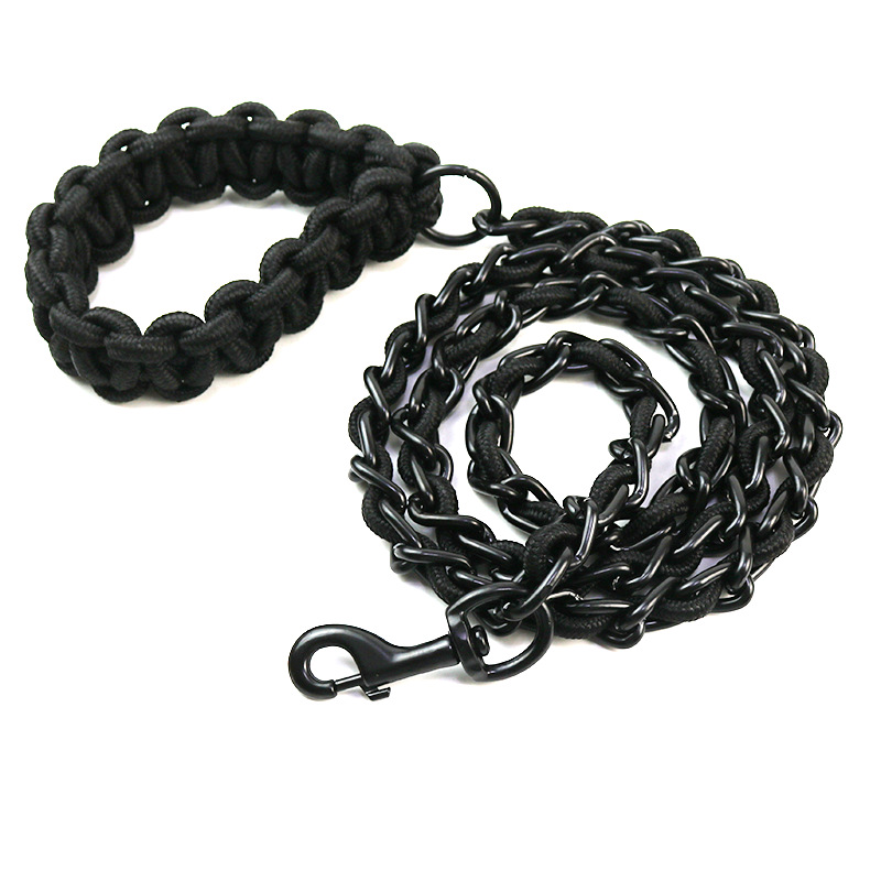 Heavy Duty Dog Chain Leash Set