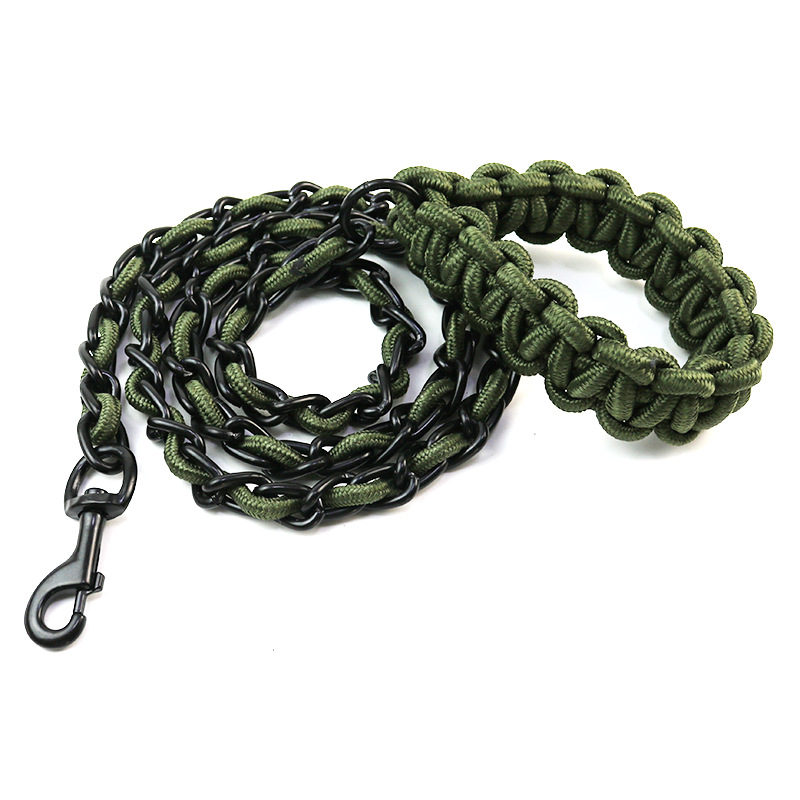 Heavy Duty Dog Chain Leash Set