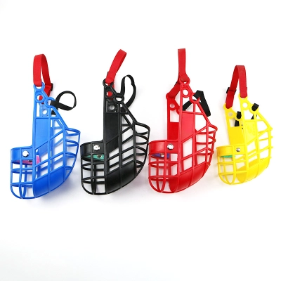 Pet Muzzle Set Breathable Mesh Design 01