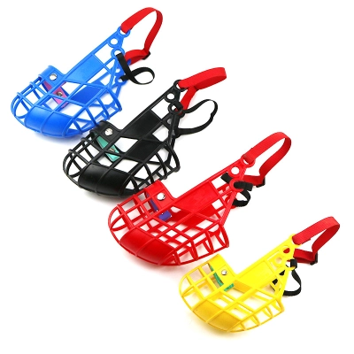 Pet Muzzle Set Breathable Mesh Design 02