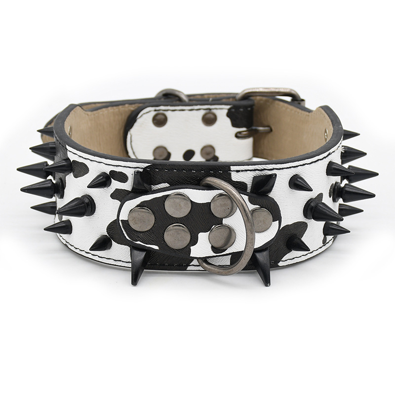 Heavy Duty Dog Collar Set Spike Design