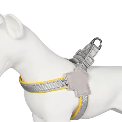 Y Shape Dog Harness Set Dual Rings 02