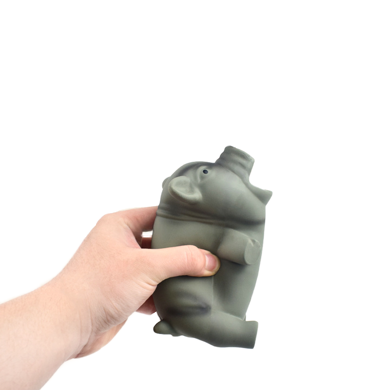 Natural Latex Pig Toy Set Three Colors