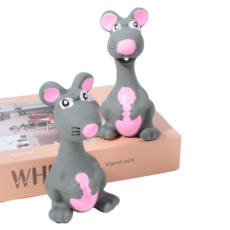 Kangaroo Dog Toy Set Soft Latex