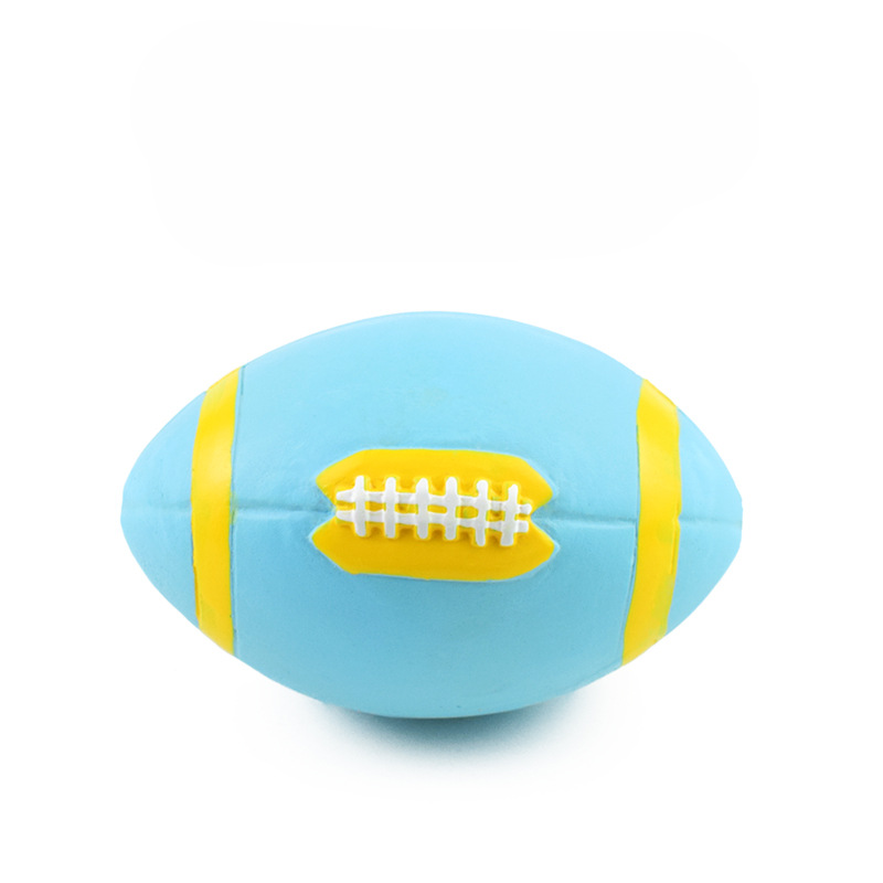 Latex Football Dog Toy Set Three Colors