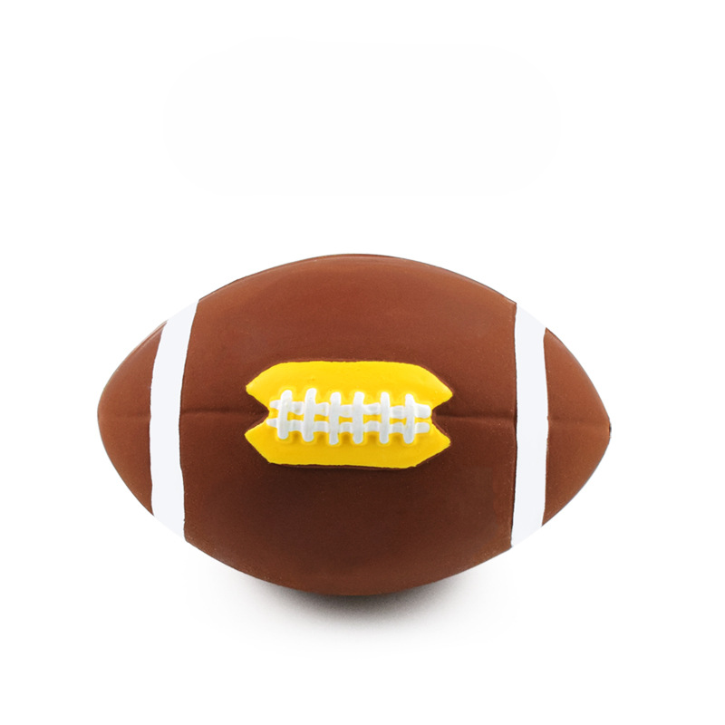 Latex Football Dog Toy Set Three Colors