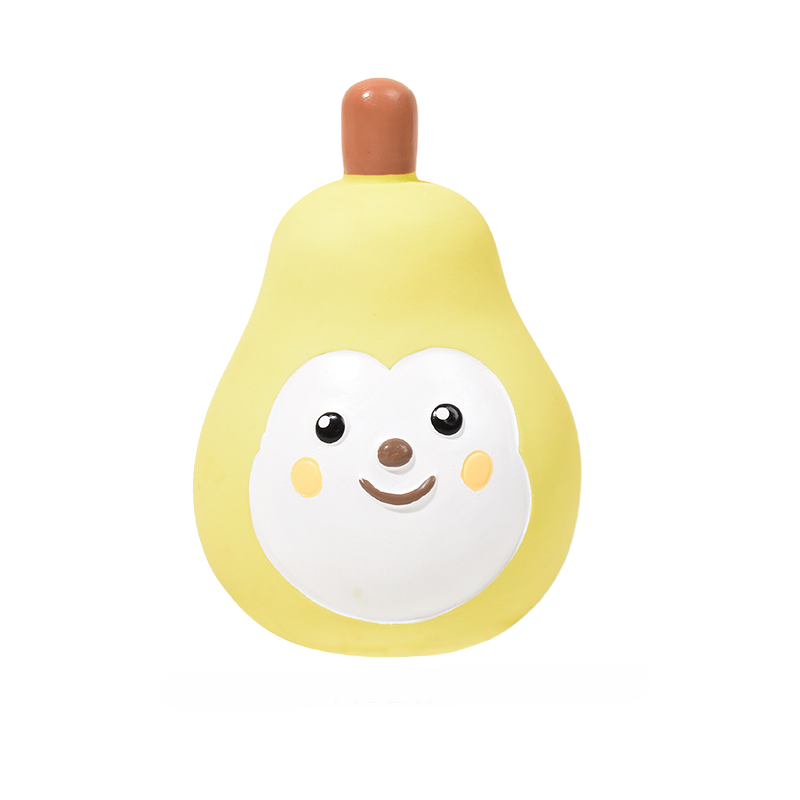 Fruit Dog Toy Set Soft Latex
