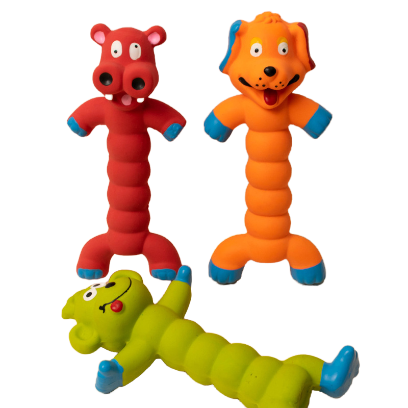 Animal Latex Dog Toy Set Three Colors