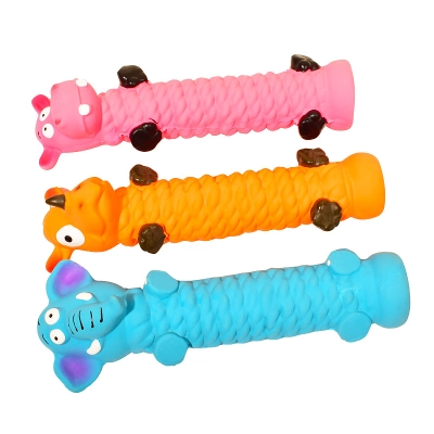 Elephant Hippo Dog Toy Set Three Colors 02