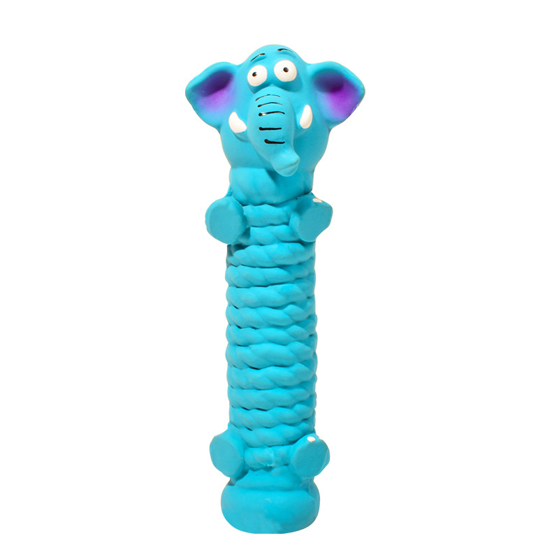 Elephant Hippo Dog Toy Set Three Colors