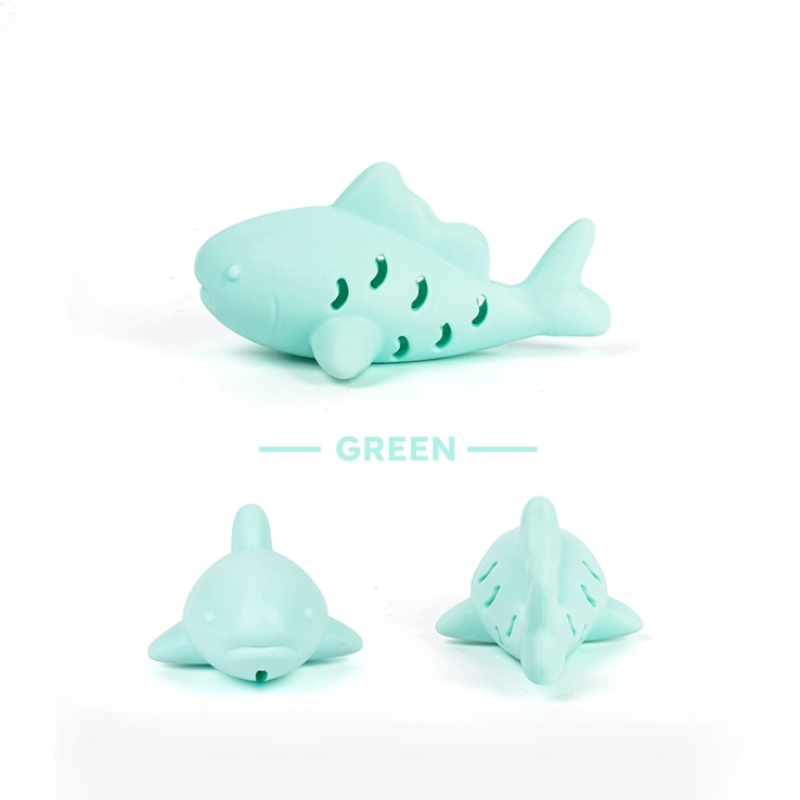Fish Shape Cat Toy Set With Treat Holes