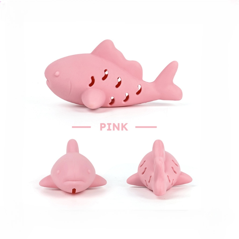 Fish Shape Cat Toy Set With Treat Holes