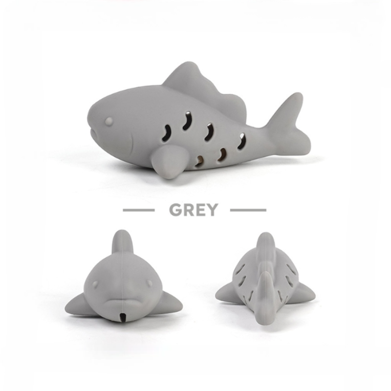 Fish Shape Cat Toy Set With Treat Holes