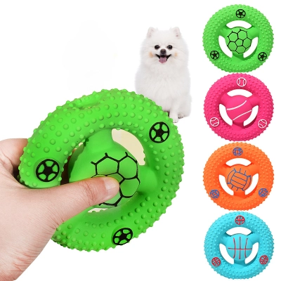 Sports Latex Dog Toy Set Four Colors 01