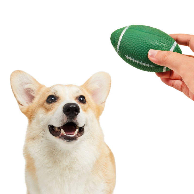 Football Dog Toy Set Two Colors