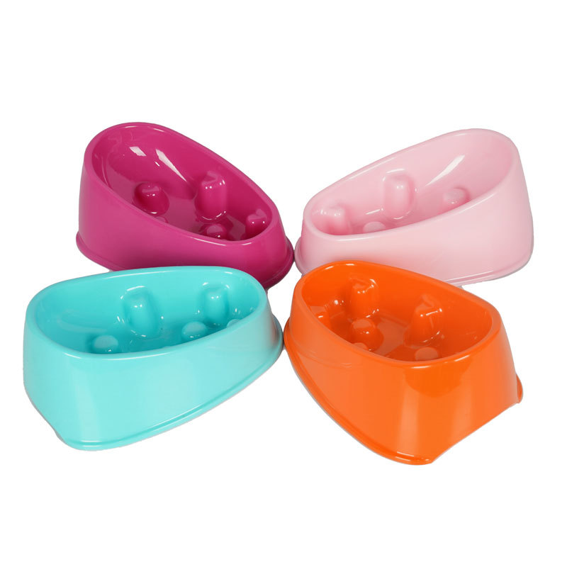 Slow Feeder Pet Bowl Set Four Colors