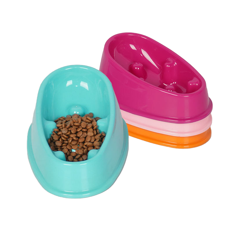 Slow Feeder Pet Bowl Set Four Colors