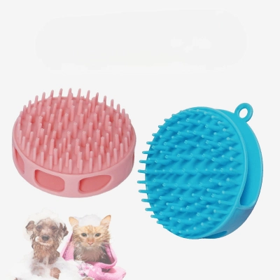 Dual Use Pet Bath Brush Massage Tool 01
