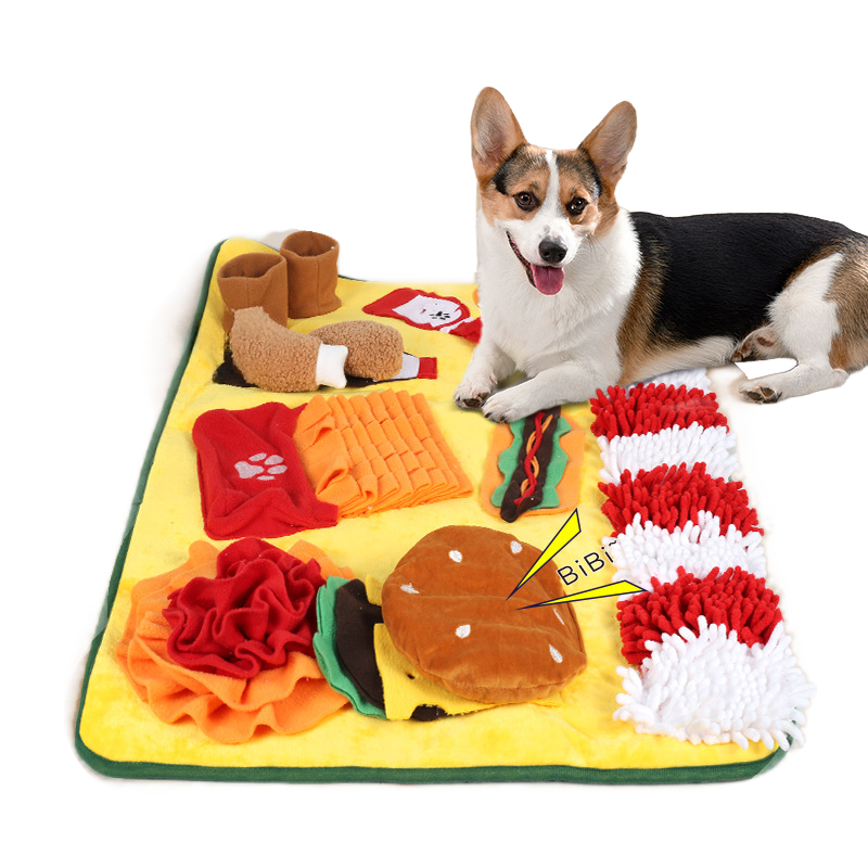 Food Themed Snuffle Mat Toy Set