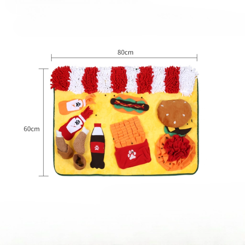 Food Themed Snuffle Mat Toy Set