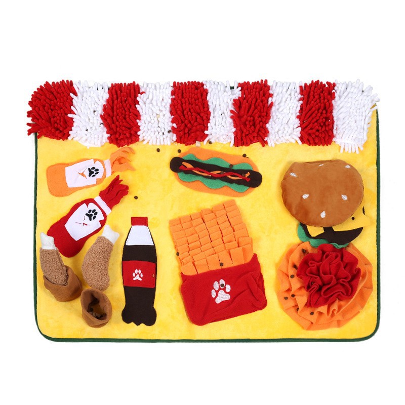 Food Themed Snuffle Mat Toy Set