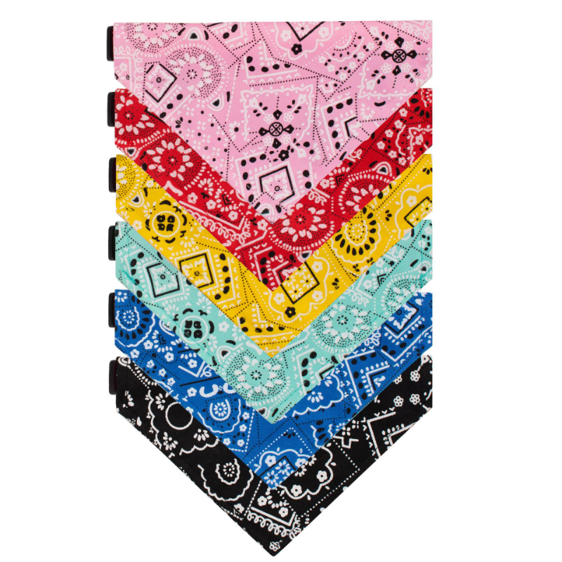 Star Pattern Pet Bandana Set Three Sizes
