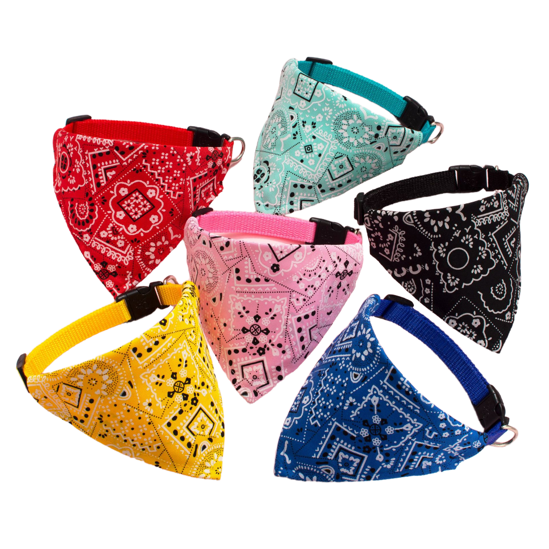 Star Pattern Pet Bandana Set Three Sizes