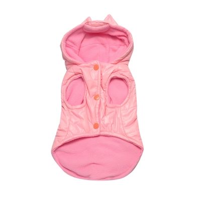 Pink Pig Costume For Pets Warm Outfit 02