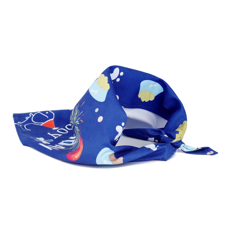 Birthday Pet Bandana With Party Hat Design