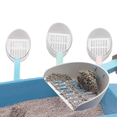 Foldable Cat Litter Scoop With Fine Holes 02