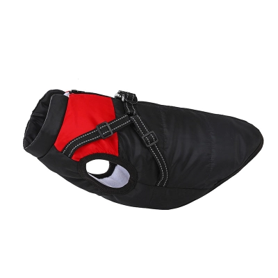Winter Dog Coat With Reflective Safety Strips 01