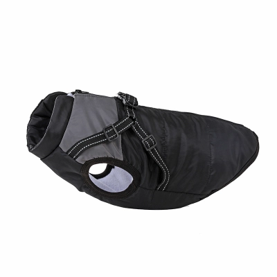 Winter Dog Coat With Reflective Safety Strips 02